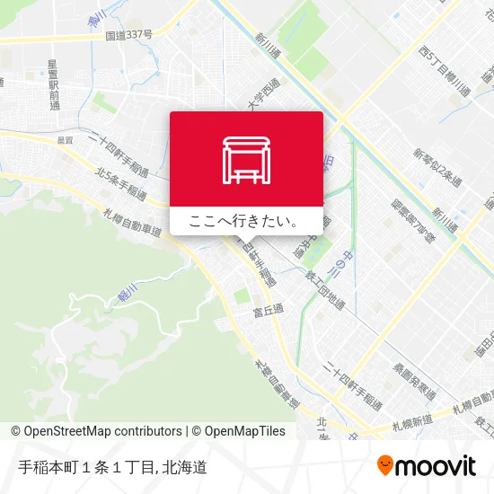 手稲本町１条１丁目地図