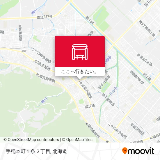 手稲本町１条２丁目地図