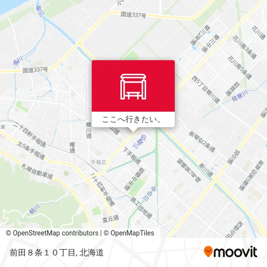 前田８条１０丁目地図