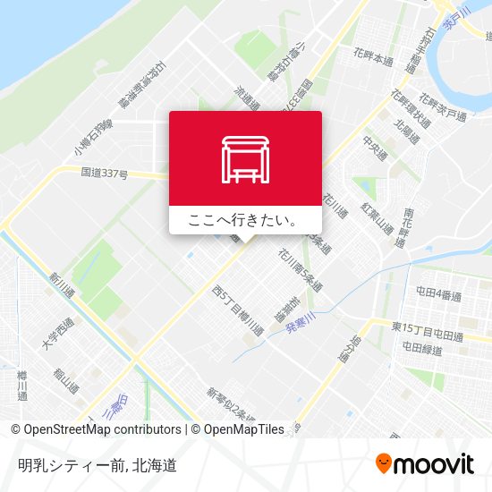 明乳シティー前地図