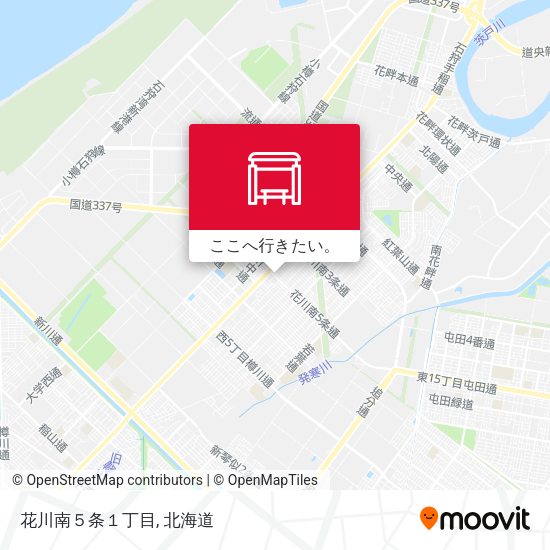 花川南５条１丁目地図