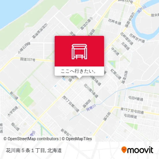 花川南５条１丁目地図