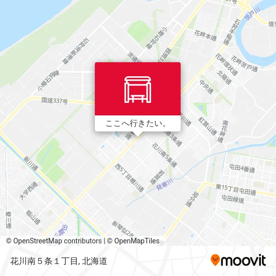花川南５条１丁目地図
