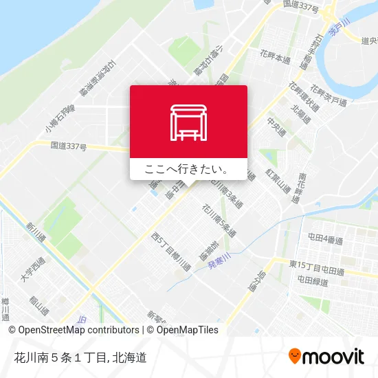 花川南５条１丁目地図