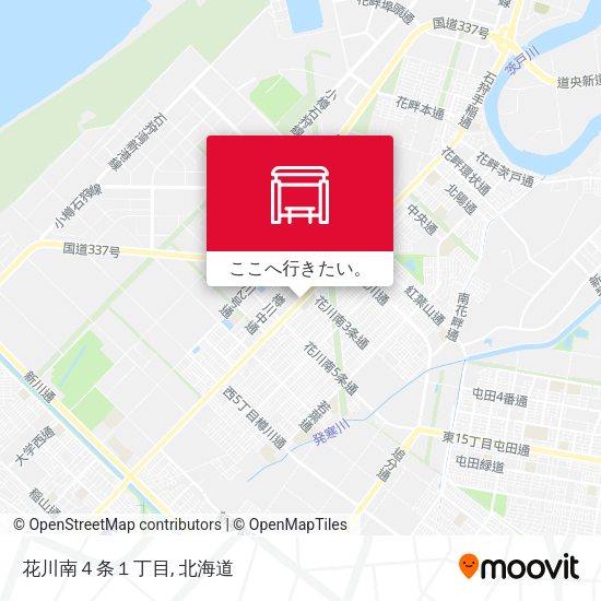 花川南４条１丁目地図