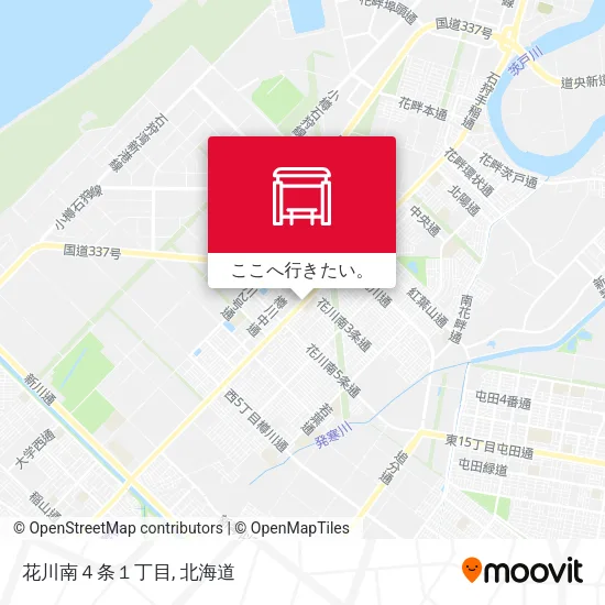 花川南４条１丁目地図
