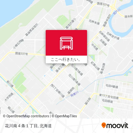 花川南４条１丁目地図