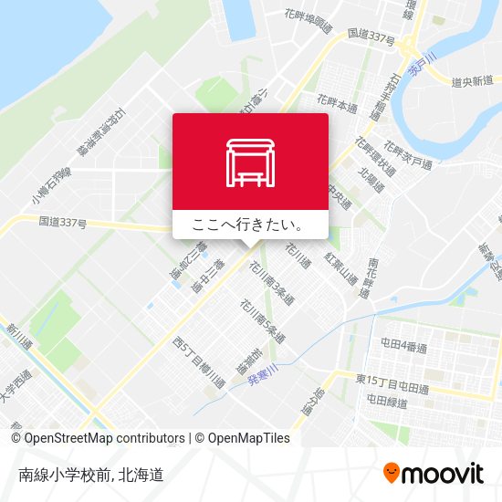 南線小学校前地図
