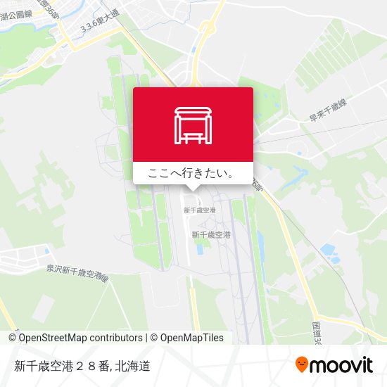 新千歳空港２８番地図