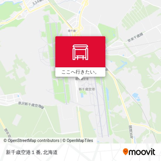 新千歳空港１番地図