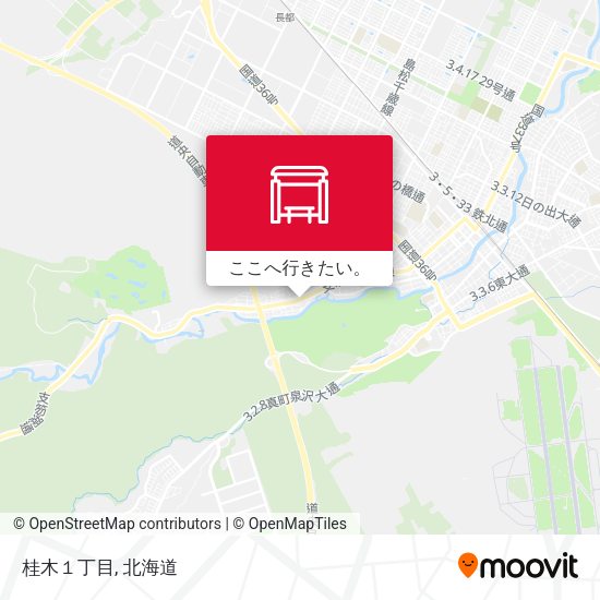 桂木１丁目地図