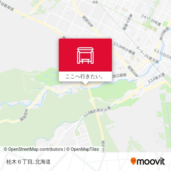 桂木６丁目地図