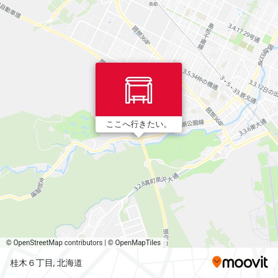 桂木６丁目地図