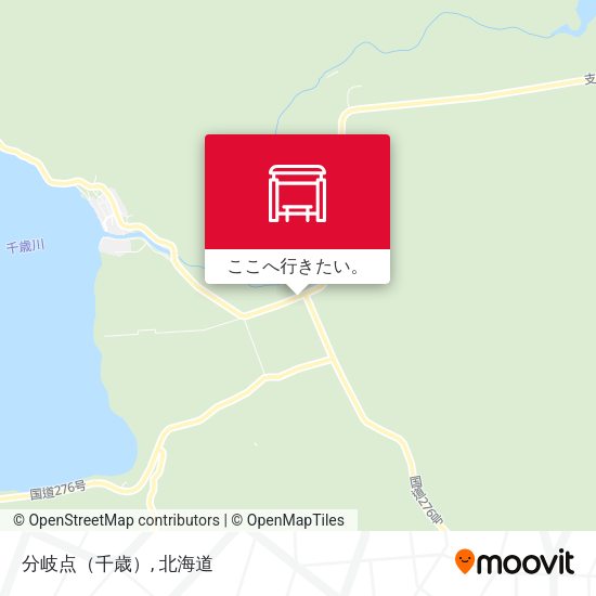 分岐点（千歳）地図