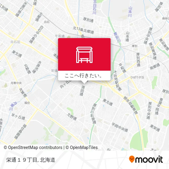 栄通１９丁目地図