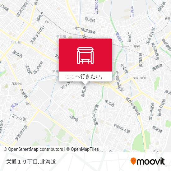 栄通１９丁目地図