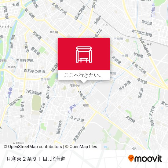 月寒東２条９丁目地図
