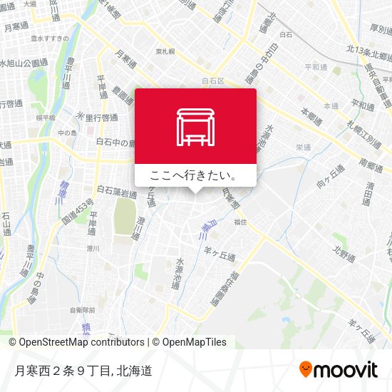 月寒西２条９丁目地図