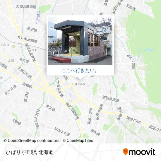 ひばりが丘駅地図