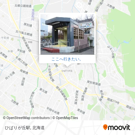 ひばりが丘駅地図