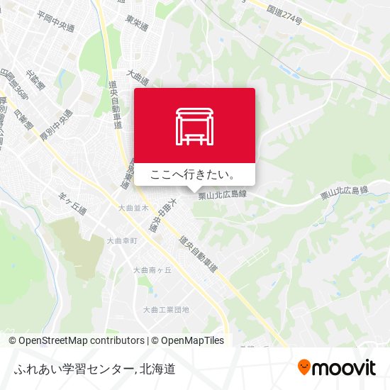 ふれあい学習センター地図