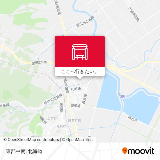 東部中南地図