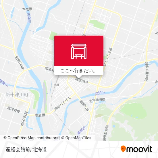産経会館前地図