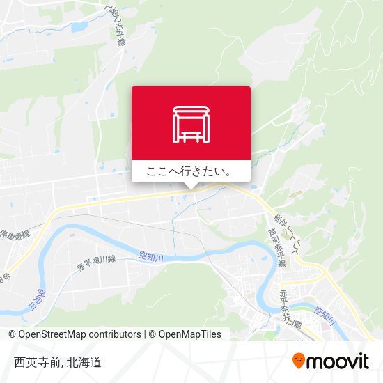 西英寺前地図