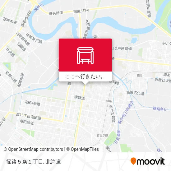 篠路５条１丁目地図