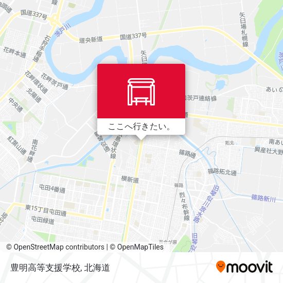 豊明高等支援学校地図
