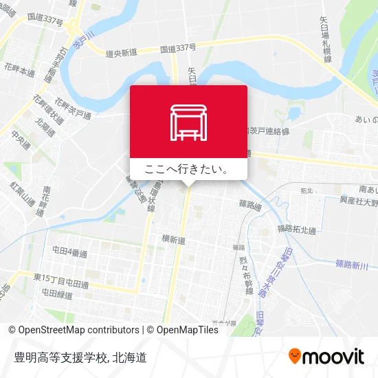 豊明高等支援学校地図