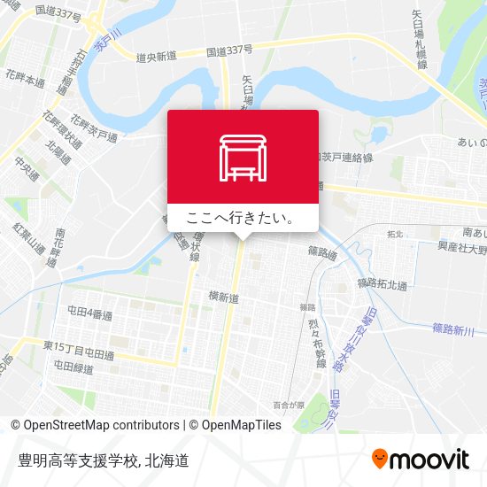豊明高等支援学校地図