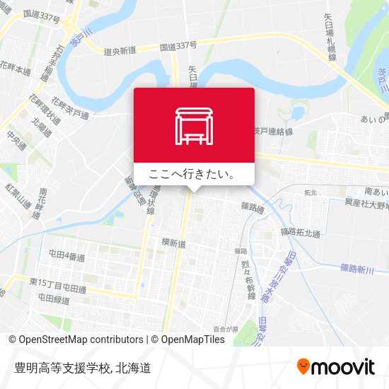 豊明高等支援学校地図