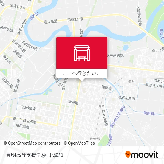 豊明高等支援学校地図