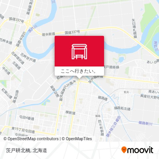 茨戸耕北橋地図