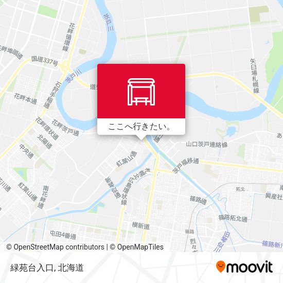 緑苑台入口地図