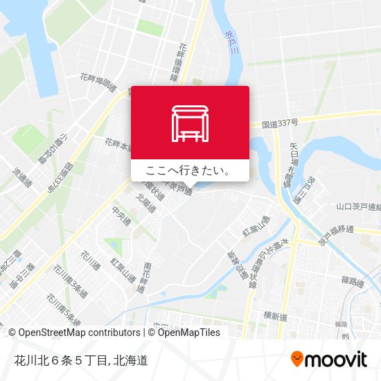 花川北６条５丁目地図