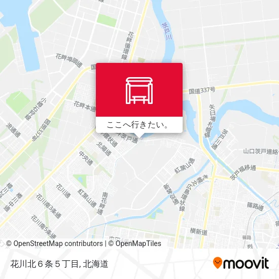 花川北６条５丁目地図