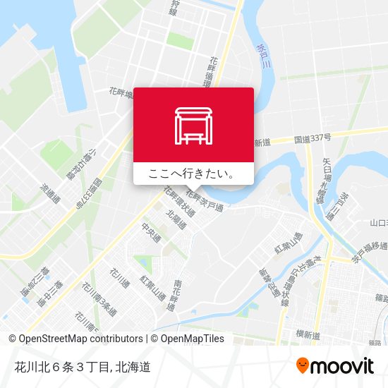花川北６条３丁目地図
