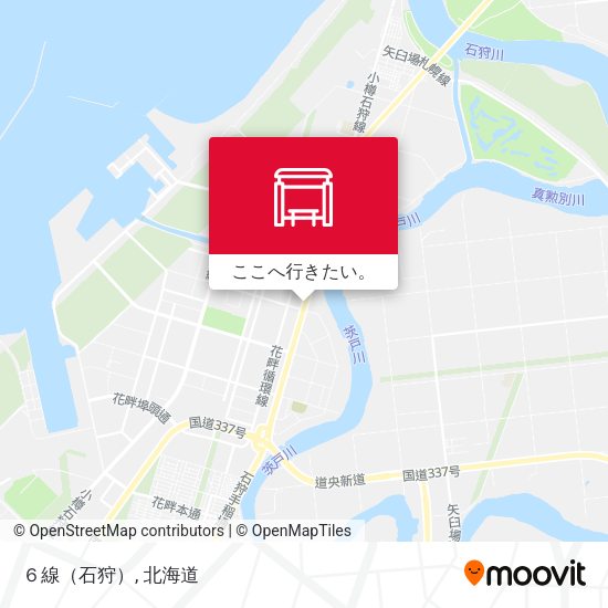 ６線（石狩）地図