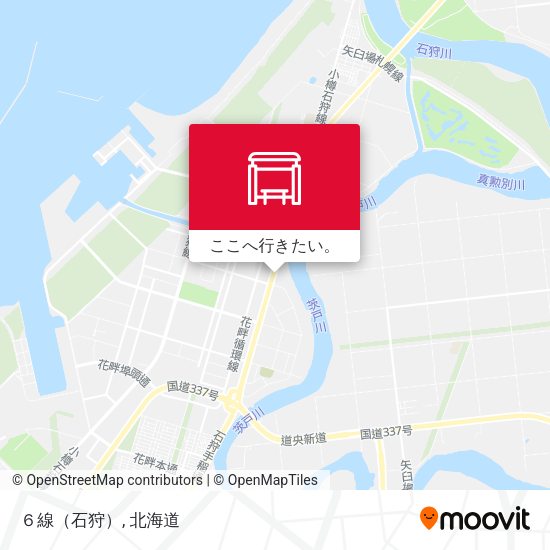 ６線（石狩）地図