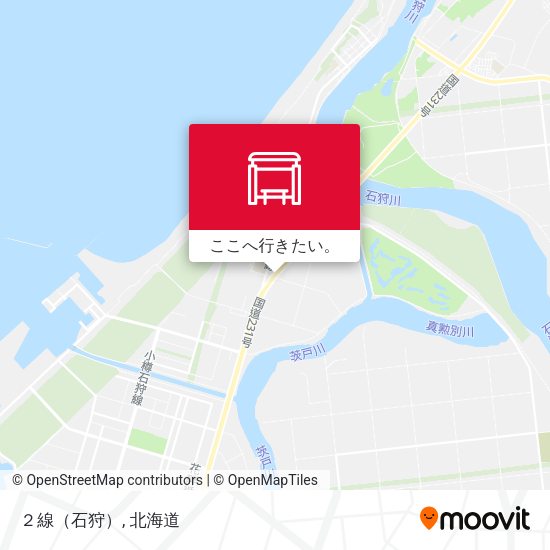 ２線（石狩）地図