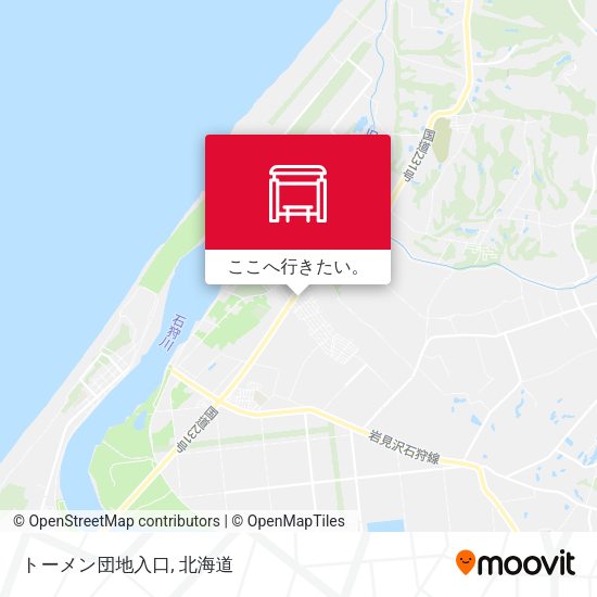 トーメン団地入口地図