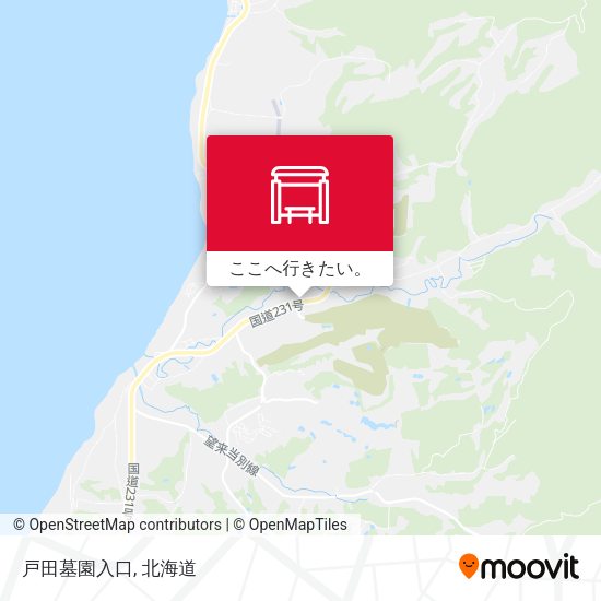 戸田墓園入口地図