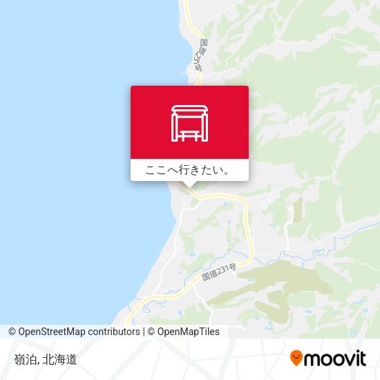 嶺泊地図