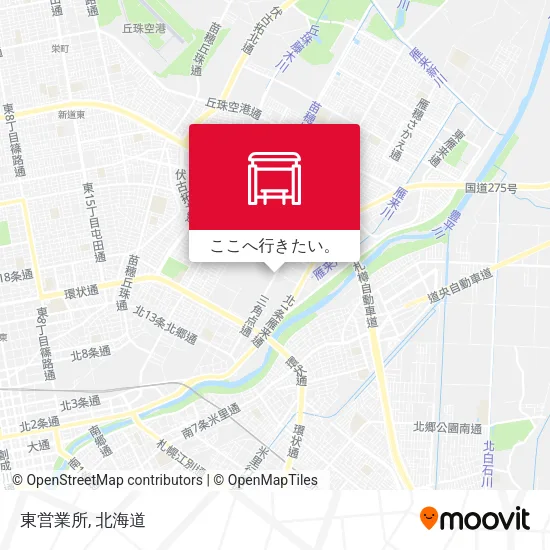東営業所地図