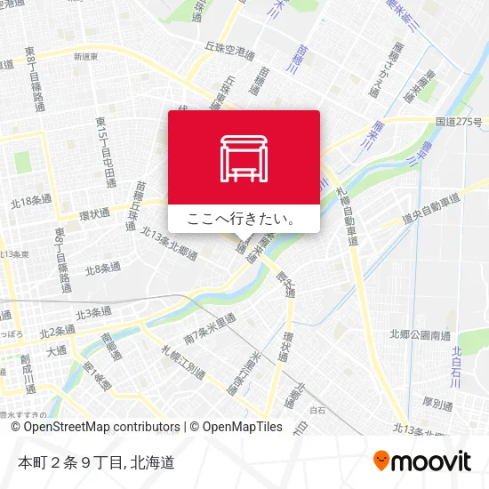 本町２条９丁目地図