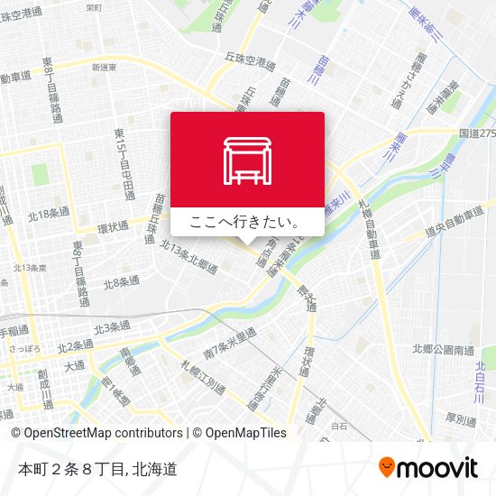本町２条８丁目地図