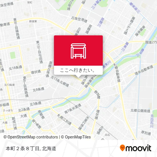 本町２条８丁目地図