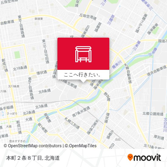 本町２条８丁目地図